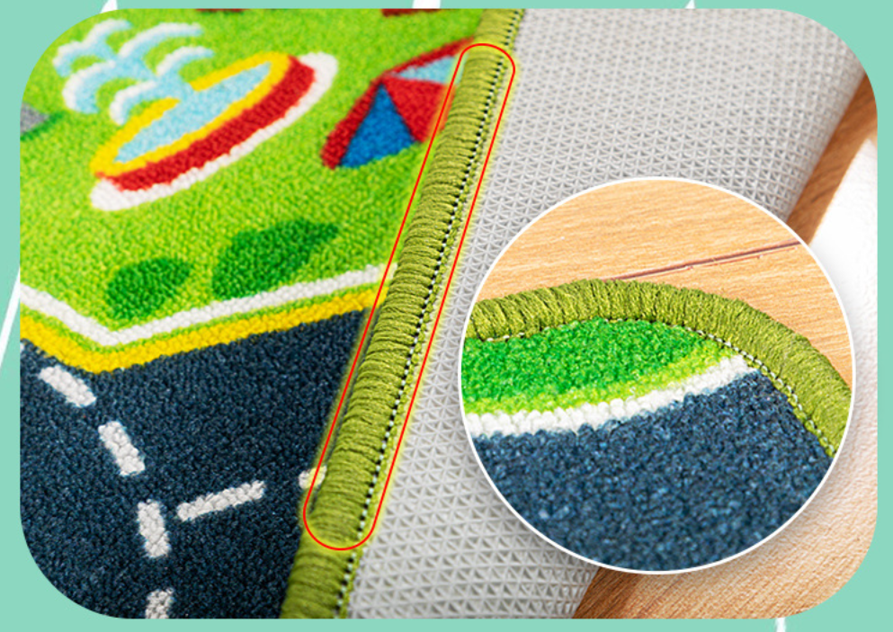 Montessori Fahrzeuge Spielteppich