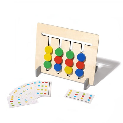 Montessori Rückseiten-Passspiel