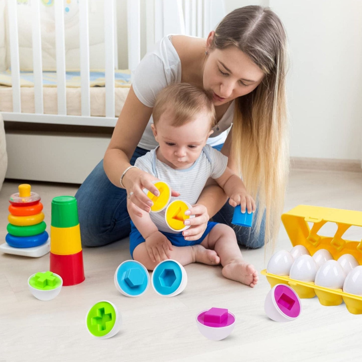 Montessori geometrische Eier