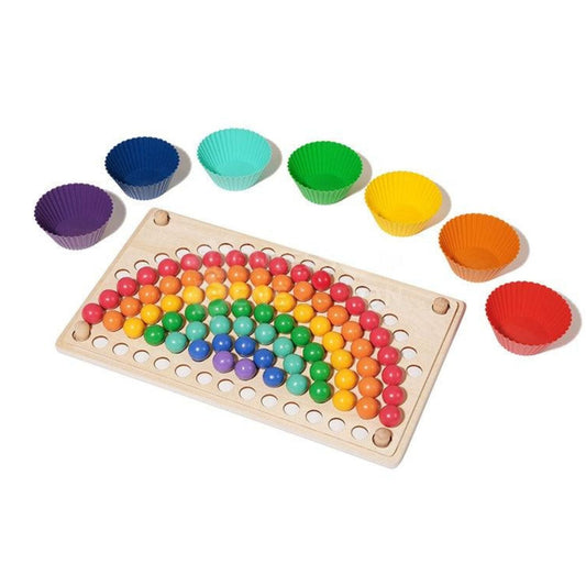 Regenbogenperlen Montessori