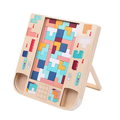 Montessori Holz-Tetris